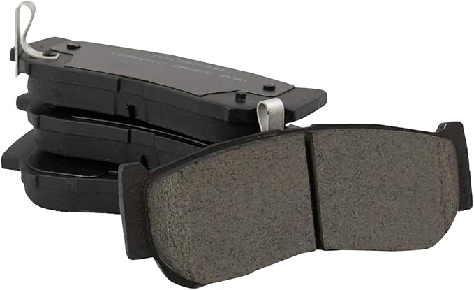 TRQ Rear Brake Pads Ceramic Compatible with 2007-2009 Hyundai Santa Fe