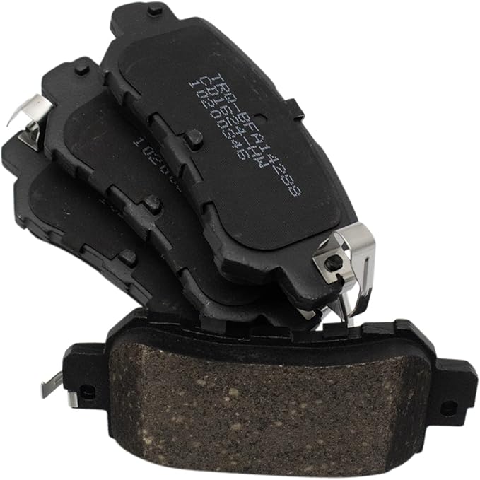 TRQ Rear Brake Pads Ceramic Compatible with 2016-2018 Mazda CX-3 2013-2015 CX-5