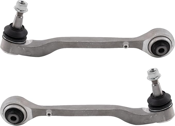 TRQ Front Rearward Lower Driver and Passenger Side Control Arm and Ball Joint Set 2 Piece Compatible with 2017-2020 Chevrolet Camaro LT LS SS RPO Code FE2 or FE3 2021-2024 Camaro RPO Code FE2 or FE3