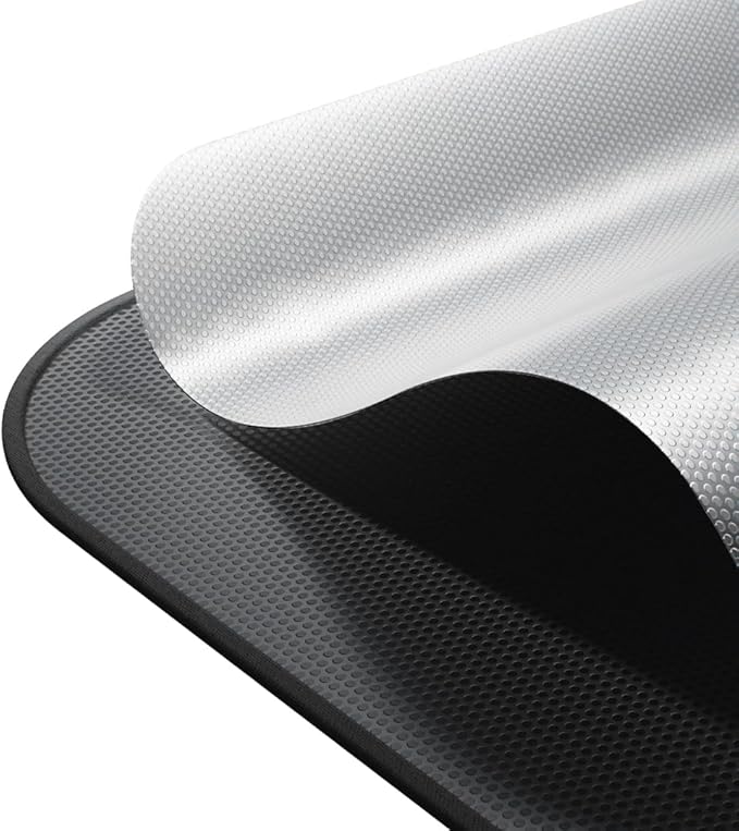VION Tesla 2026-2025 Model Y Roof Sunshades - Precision Fit, No Sagging, Full Blackout (2026-2025 New Model Y) (Black)