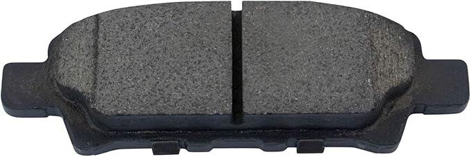 TRQ Rear Brake Pads Ceramic Compatible with 2011-2014 Chrysler 200 2007-2010 Sebring 2008-2014 Dodge Avenger 2007-2012 Caliber 2007-2017 Jeep Compass Patriot 2008-2017 Mitsubishi Lancer Outlander