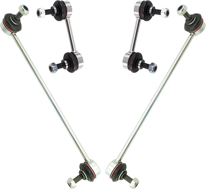 TRQ Front and Rear Sway Bar Link Set 4 Piece Compatible with 2004-2010 BMW X3