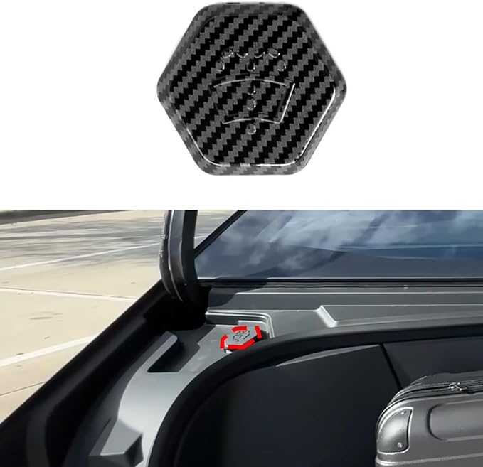Barong for Tesla Cybertruck Accessoriess Exterior Stickers Car Wiper Water Tank Cover Trim Frame Decal Carbon Fiber Pattern