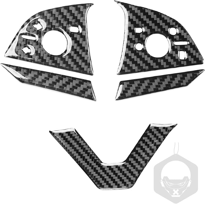 Carbon Fiber Stickers Media Panel Sticker Car Interior Decoration Compatible with Tesla Model 3 2024 2025 Accessories Decorative Stickers Suit
