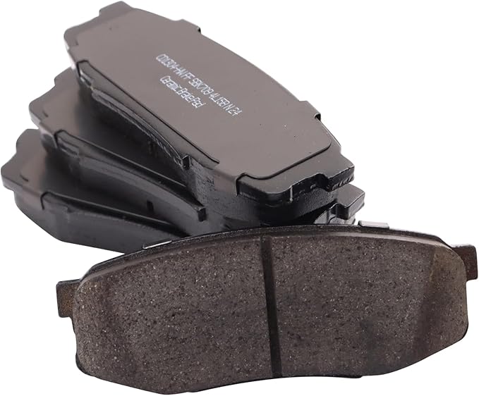 TRQ Rear Brake Pads Ceramic Hardware Compatible with 2008-2021 Lexus LX570 2008-2021 Toyota Land Cruiser 2008-2021 Sequoia 2007-2021 Tundra