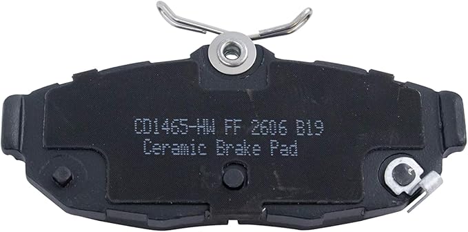 TRQ Rear Brake Pads Ceramic Compatible with 2011-2014 Ford Mustang