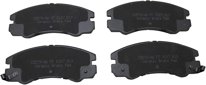 TRQ Front Brake Pads Ceramic Compatible with 1996-1999 Acura SLX 1994-2001 Honda Passport 1994-2000 Isuzu Amigo 2002-2004 Axiom 1993-2001 Rodeo 2001 Rodeo Sport 1992-2002 Trooper 1999-2001 VehiCROSS