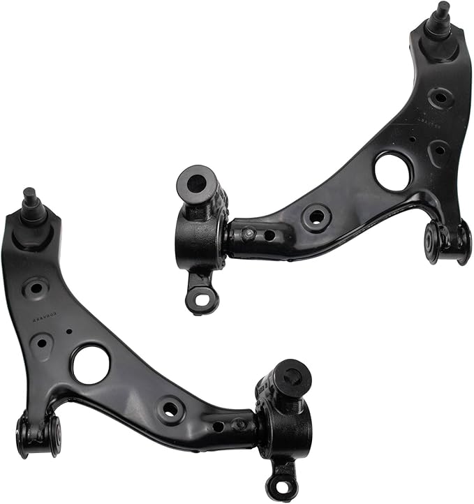 TRQ Front Lower Driver and Passenger Side Control Arm and Ball Joint Set 2 Piece Compatible with 2013-2016 Mazda CX-5 2014-2021 6