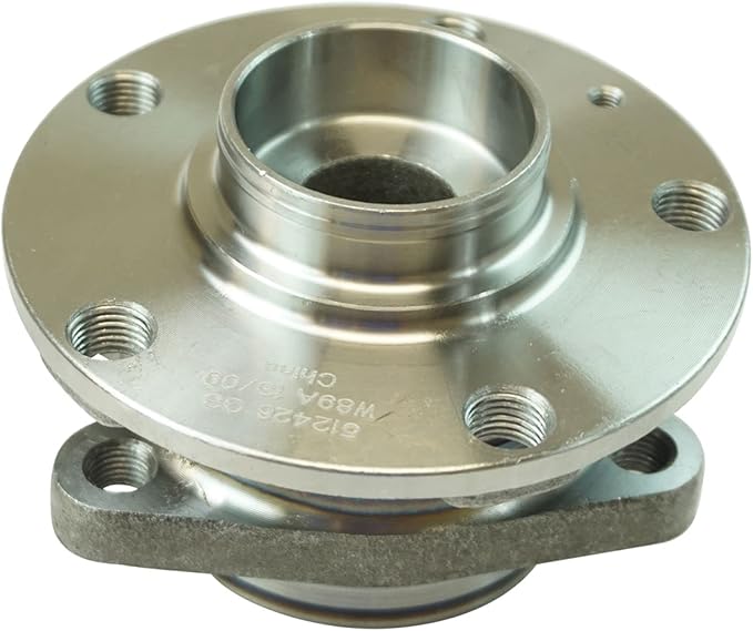 TRQ 2 Piece Rear Wheel Bearing & Hub Assembly Set Compatible with 2006-2011 Audi A6