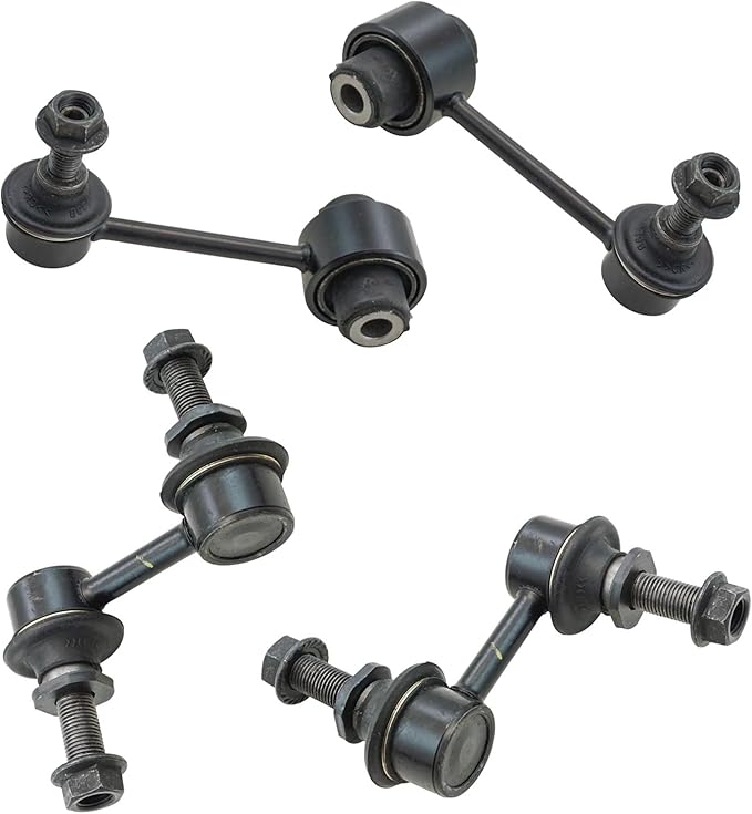 TRQ Front and Rear Driver and Passenger Side Sway Bar Link Set 4 Piece Compatible with 10-14 Subaru Outback 13-15 Subaru XV Crosstrek 14-18 Subaru Forester 16-17 Subaru Crosstrek