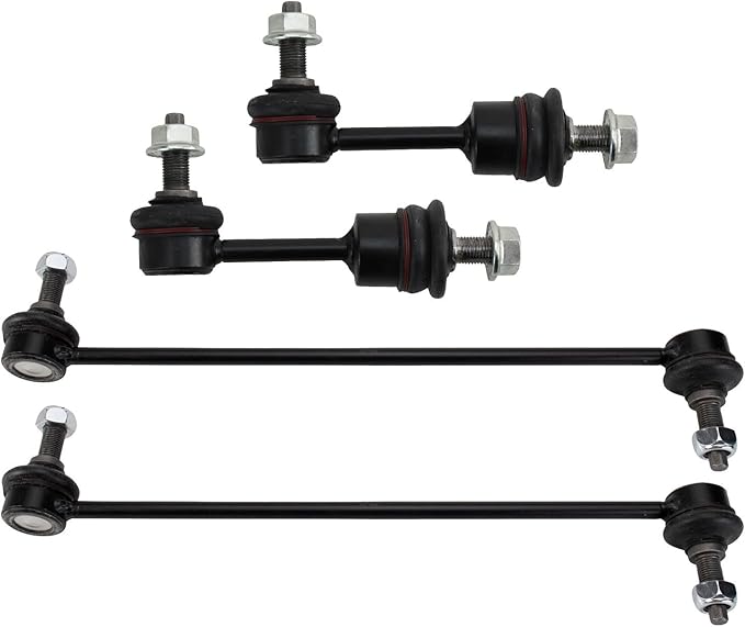 TRQ Front and Rear Sway Bar Link Set 4 Piece Compatible with 2016-19 Kia Sorento 2019-21 Hyundai Santa Fe