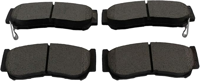 TRQ Rear Brake Pads Ceramic Compatible with 2007-2009 Hyundai Santa Fe