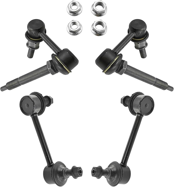 TRQ Front & Rear Sway Bar Stabilizer Link Set Compatible with 2008-2012 INFINITI EX35 2013 EX37 2011-2012 G25 2007-2008 G35 2008-2013 G37 2015 Q40 2014-2015 Q60 2014-2017 QX50 2009-2020 Nissan 370Z