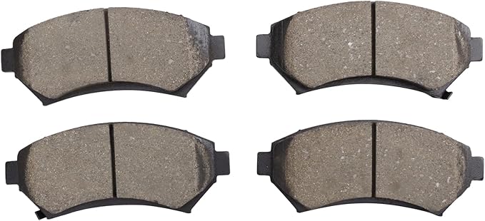 TRQ Front Posi Ceramic Brake Pad Kit for Chevy Pontiac Cadillac Buick