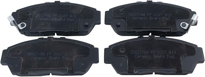 TRQ Front Brake Pads Ceramic Compatible with 1994-2001 Acura Integra 1994-1995 Honda Civic