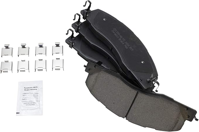 TRQ Front Brake Pads Ceramic Compatible with 2009-2010 Dodge Ram 2500 3500 2012 1500 2011-2018