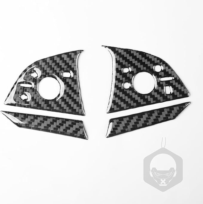 Carbon Fiber Stickers Media Panel Sticker Car Interior Decoration Compatible with Tesla Model 3 2024 Accessories Decorative Stickers