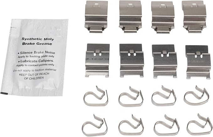 TRQ Front Ceramic Brake Pad Set Compatible with 19-22 Ford Ranger 21-22 Bronco