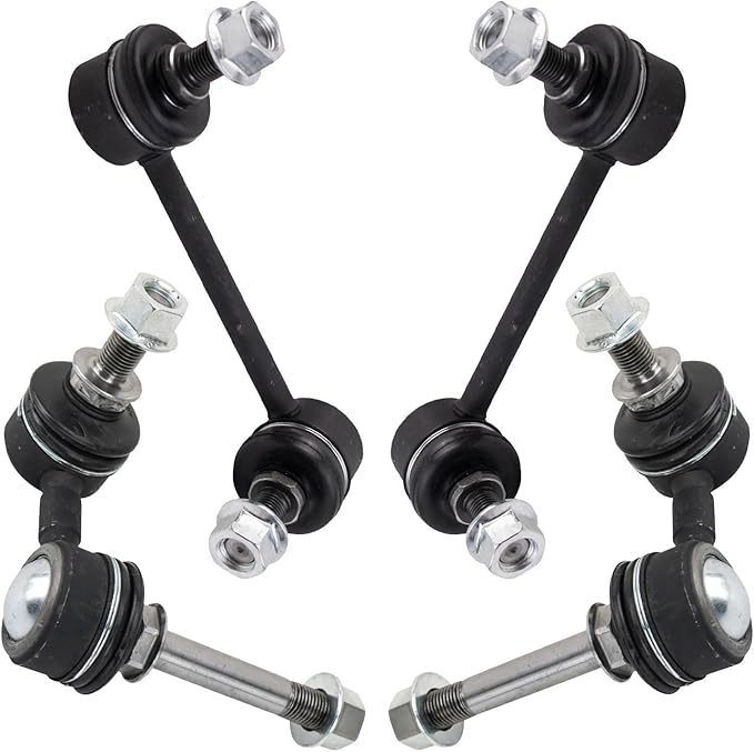 TRQ Front and Rear Sway Bar Link Set 4 Piece Compatible with 2009-2012 INFINITI FX35 2013 FX37 2009-2013 FX50 2014-2017 QX70
