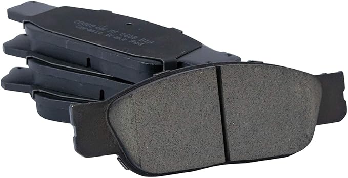 TRQ Front Brake Pads Ceramic Hardware Compatible with 2002-2005 Ford Thunderbird 2000-2002 Jaguar S-Type 2000-2006 Lincoln LS