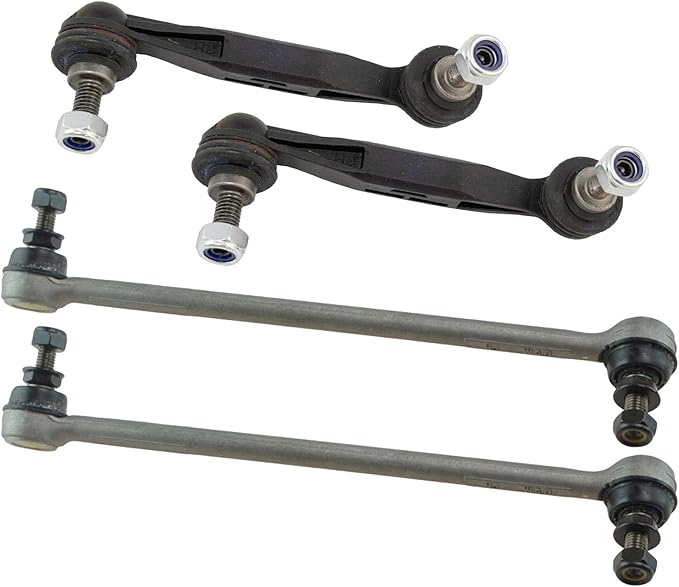 TRQ Front & Rear Sway Bar Stabilizer Link Set Compatible with 2012-2013 BMW 328i 2013-2015 X1