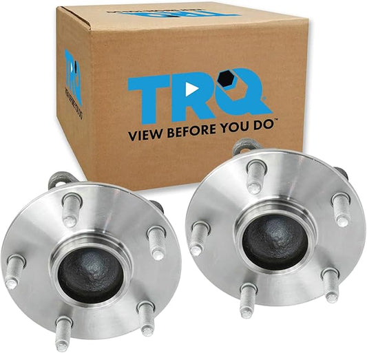 TRQ Front Wheel Bearing and Hub Assembly Set 2 Piece Compatible with 13-20 Lexus GS350 Rear Wheel Drive 13-18 GS450h 16-17 GS200t 18-19 GS300 15-22 RC350 Rear Wheel Drive 18-19 RC300 Rear Wheel Drive