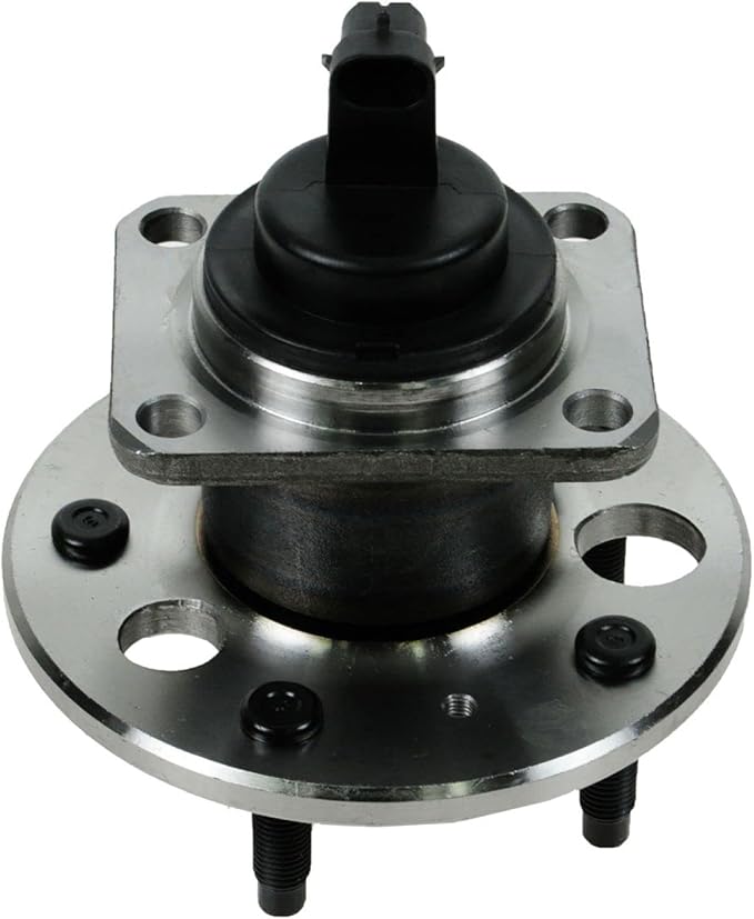 TRQ 2 Piece Rear Wheel Bearing & Hub Assembly Set Compatible with 2000-2005 Buick Lesabre 2006-2011 Lucerne 1997-2005 Park Avenue 1991 Reatta 1991-1999 Riviera 1991-1992 Cadillac Allante DeVille DTS