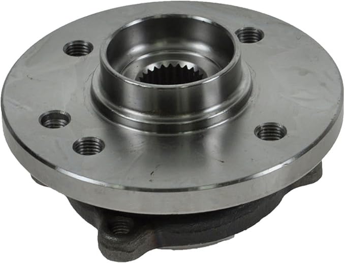 TRQ 2 Piece Front Wheel Bearing & Hub Assembly Set Compatible with 2002-2006 Mini Cooper