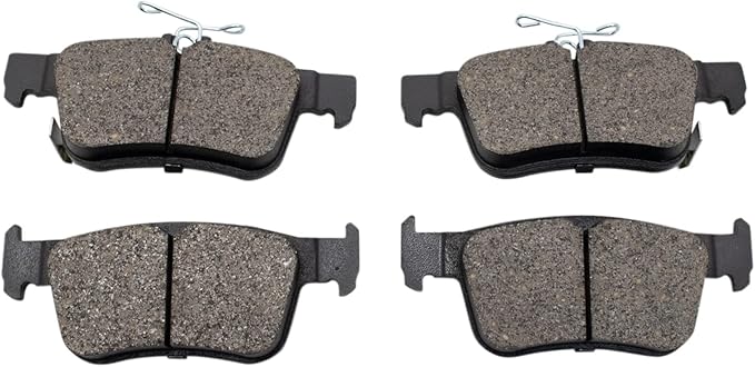 TRQ Rear Brake Pads Ceramic Compatible with 2019-2021 Acura RDX 2016-2022 Honda Civic