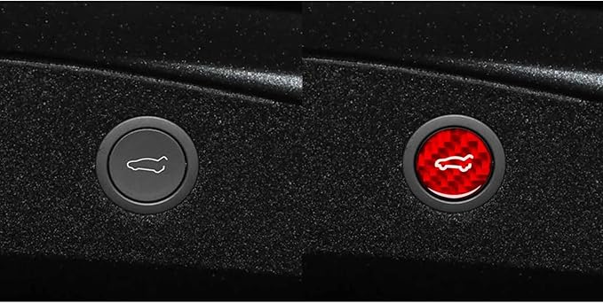 frani Exterior Door Handle Covers/Interior Door Switch Covers/Trunk Button Cover 3Pcs Red Designed for Tesla Model 3 Highland 2024-2026/Model Y Juniper 2025-2026