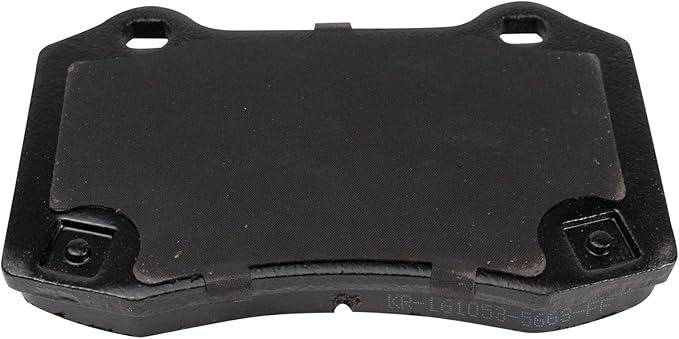 TRQ Rear Ceramic Brake Pad Set Compatible with 10-13 Hyundai Genesis Coupe with 4 Piston Rear Calipers 14 Genesis Coupe 2.0T 14-16 Genesis Coupe 3.8 12-15 Tesla Model S