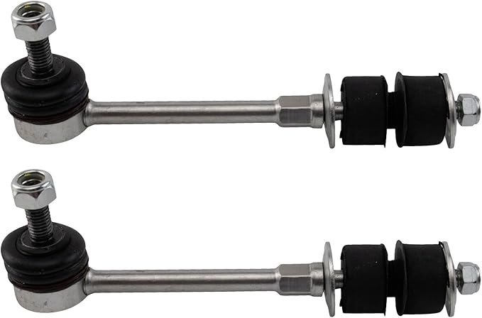TRQ Rear Left and Right Sway Bar Link Set 2 Piece Compatible with 10-17 Volvo XC60 11-18 S60 T5 08-16 XC70 07-15 S80 15-17 V60 T5 15-18 V60 Cross Country 08-10 V70 16-18 S60 Cross Country