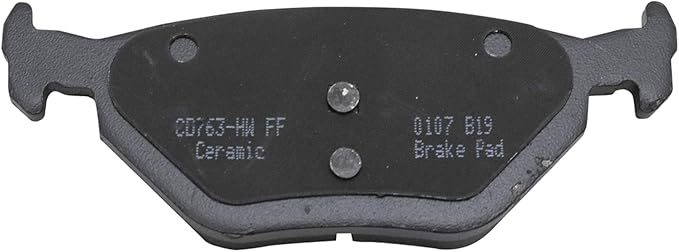 TRQ Rear Brake Pads Ceramic Compatible with 92-98 BMW 318i 97 318is 95-99 318ti 00 323Ci 98-00 323i 98-99 323is 01-06 325Ci 01-05 325i 325xi 328Ci 328i 96-99 328is 03-08 Z4 03 Saab 9-3 99-09 9-5