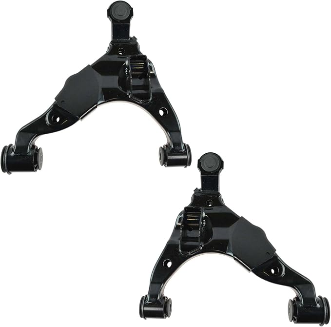 TRQ Front Lower Driver and Passenger Side Control Arm and Ball Joint Set 2 Piece Compatible with 05-15 Toyota Tacoma 4 Wheel Drive 05-15 Tacoma Pre Runner Rear Wheel Drive