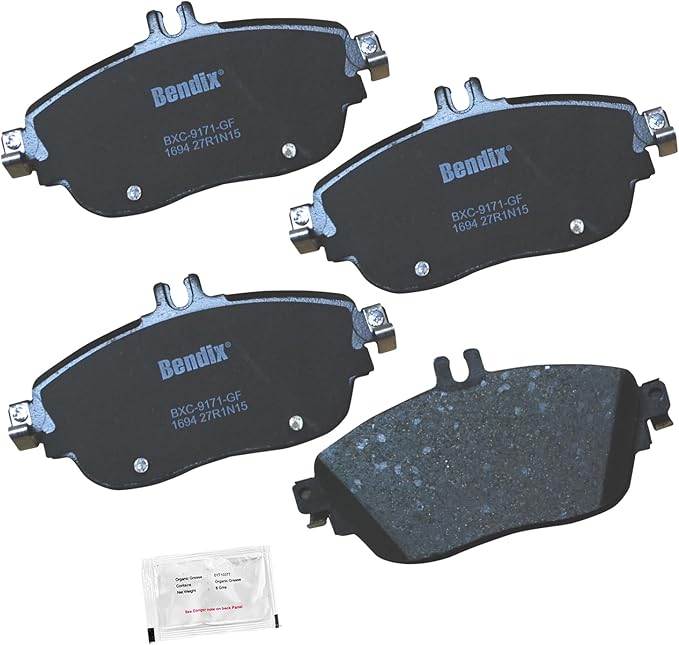 Bendix Priority1 CFC1694 Ceramic Front Brake Pads for Select Models INFINITI QX30, Mercedes-Benz A180, A200, B180, B250, B250e, B Electric Drive, CLA180, CLA200, CLA250, E300, GLA180, GLA200, GLA250
