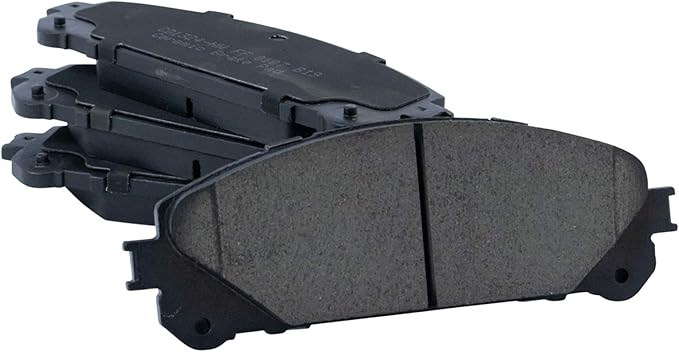 TRQ Premium Posi Ceramic Disc Brake Pad Front Kit for Toyota Lexus