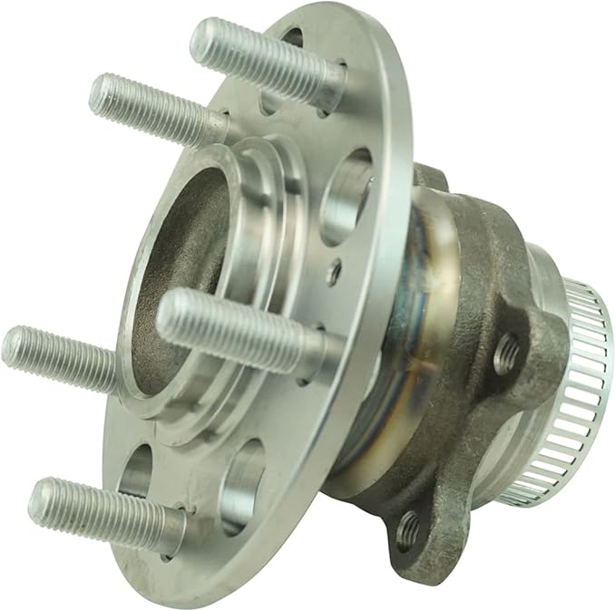 TRQ Rear Left and Right Wheel Bearing and Hub Assembly Set 2 Piece Compatible with 2007-2010 Hyundai Elantra 2011-2012 Elantra Touring SE 2011-2012 Elantra Touring GLS