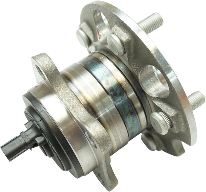 TRQ Rear Left and Right Wheel Bearing and Hub Assembly Set 2 Piece Compatible with 2009-2015 Toyota Venza Front Wheel Drive