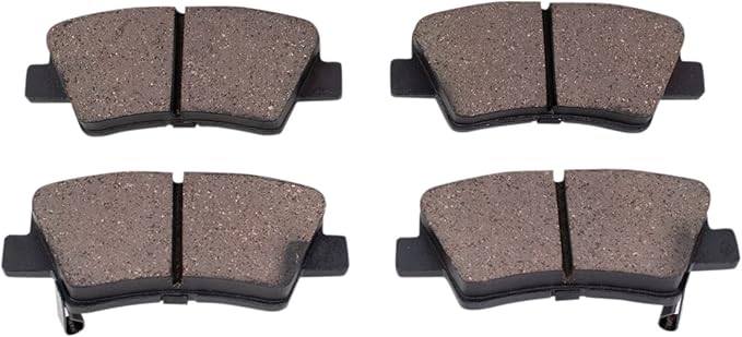 TRQ Front Brake Pads Ceramic Compatible with 2018-2021 Hyundai Accent Kia Rio