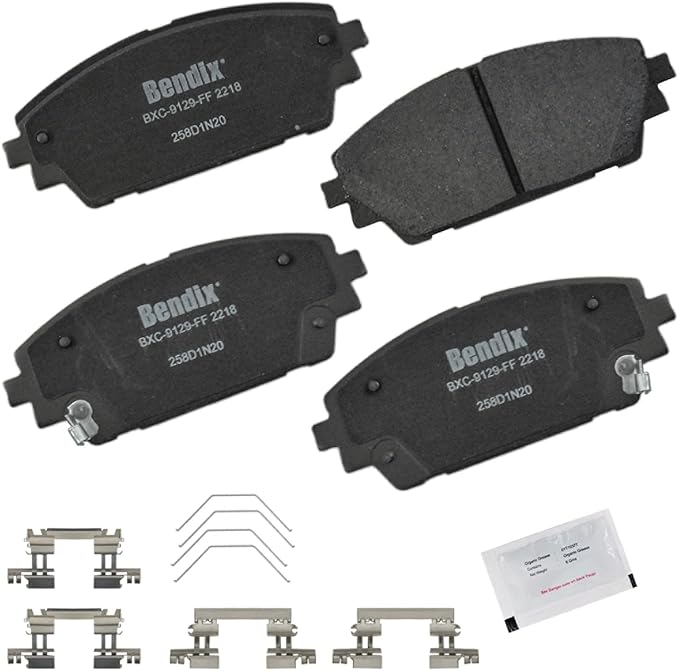 Bendix Priority1 CFC2218 Ceramic Front Brake Pads for Mazda 3 2024-2019, 3 Sport 2019