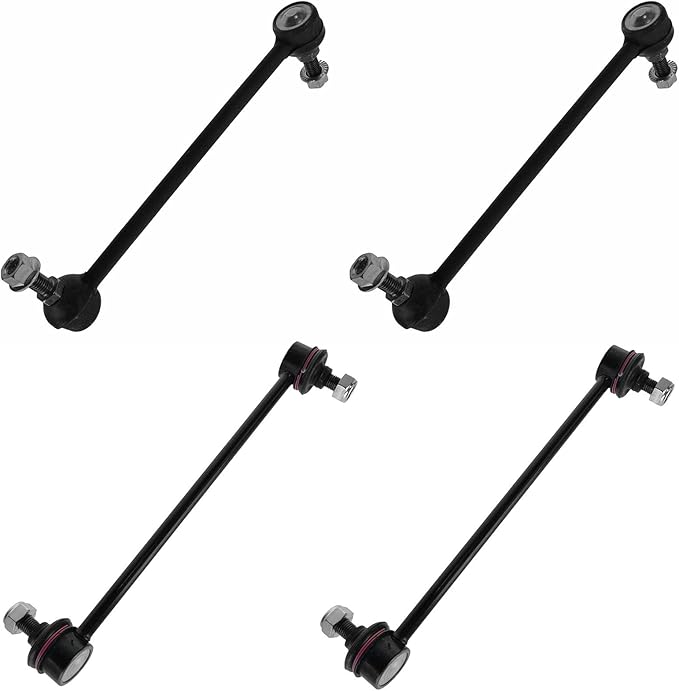 TRQ Front and Rear Sway Bar Link Set 4 Piece Compatible with 04-13 Toyota Highlander 02-06 Camry 09-15 Venza 04-08 Solara 05 Avalon 06 Avalon 01-03 Highlander Front Wheel Drive 02-03 Lexus ES300