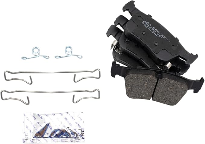 TRQ Rear Brake Pads Ceramic Compatible with 2019-2021 Acura RDX 2016-2022 Honda Civic