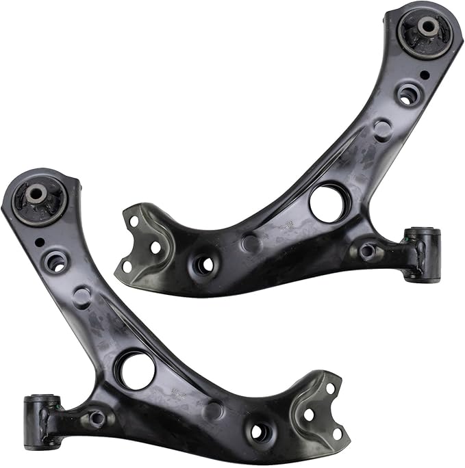 TRQ Front Lower Control Arm Set Compatible with 2019-2022 Toyota Corolla 2016-2022 Prius Prius AWD-e 2017-2022 Prius Prime