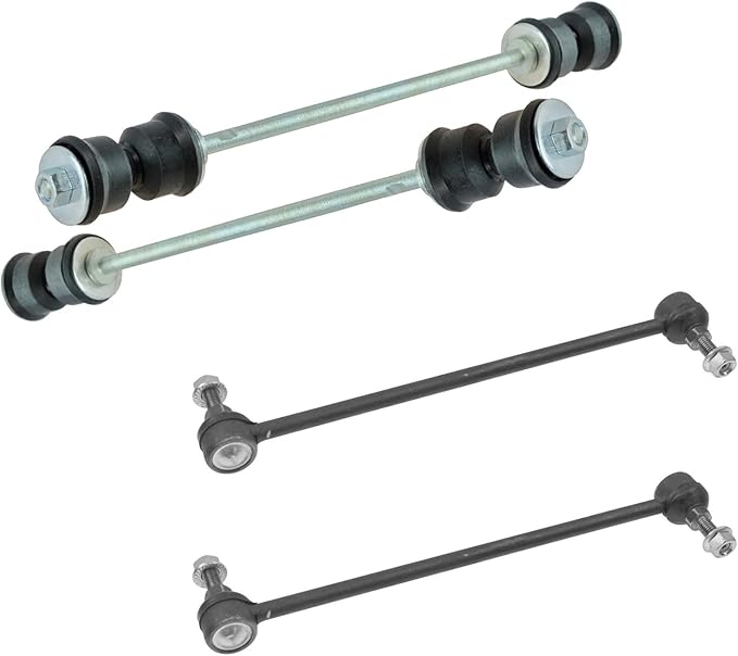 TRQ Front & Rear Sway Bar Stabilizer Link Set Compatible with 2008-2017 Buick Enclave 2009-2017 Chevrolet Traverse 2007-2016 GMC Acadia 2007-2010 Saturn Outlook