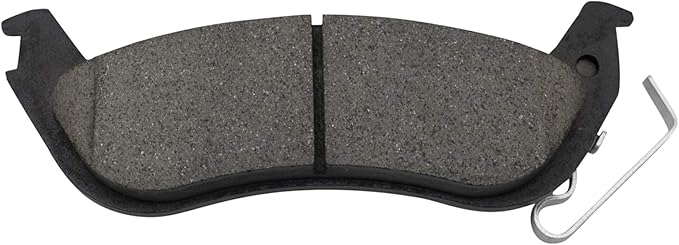 TRQ Rear Brake Pads Ceramic Hardware Compatible with 2003-2004 Lincoln Town Car 2003-2004 Mercury Grand Marquis 2003-2004 Marauder