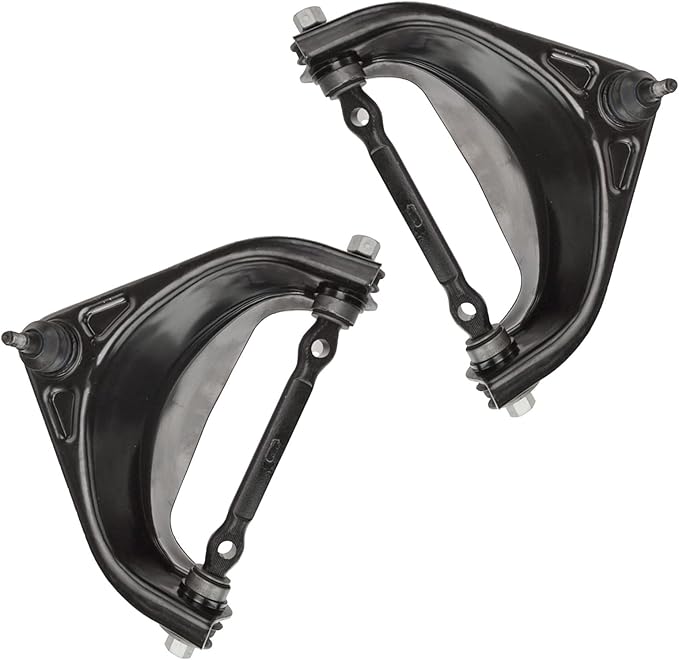 TRQ Front Upper Driver and Passenger Side Control Arm and Ball Joint Set 2 Piece Compatible with 94-99 Dodge Ram 1500 Rear Wheel Drive 94-99 Ram 2500 Rear Wheel Drive 94-99 Ram 3500 Rear Wheel Drive