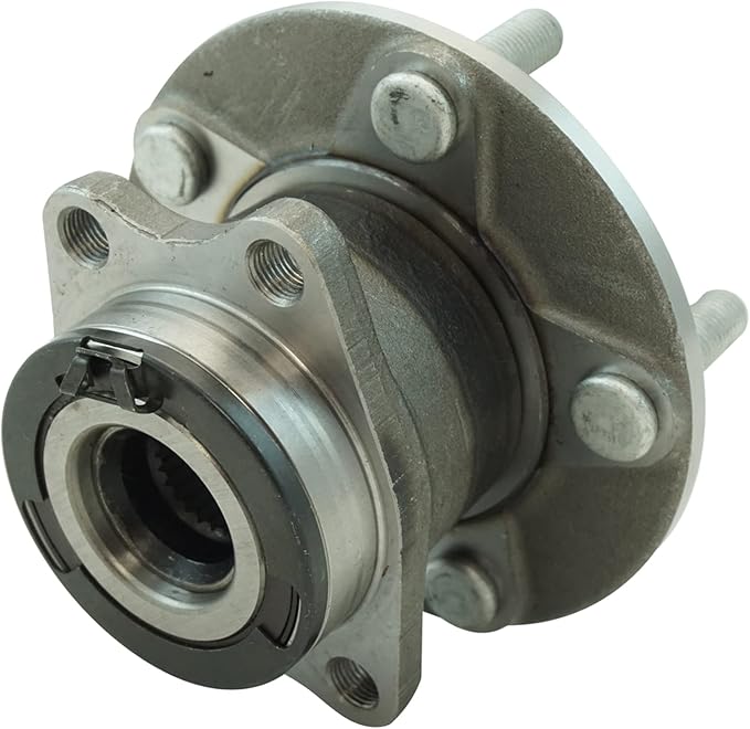 TRQ 2 Piece Rear Wheel Bearing & Hub Assembly Set AWD Compatible with 2007-2013 Mitsubishi Outlander
