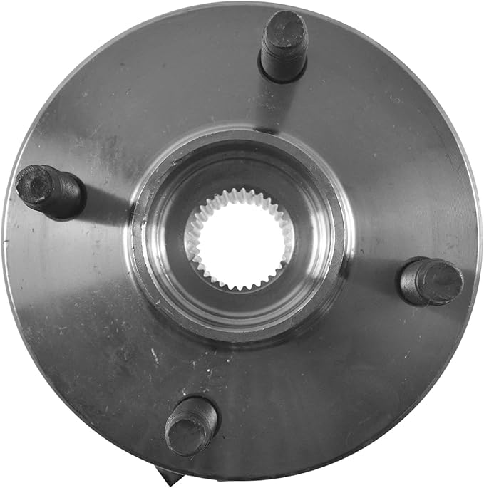 TRQ Front Left and Right Wheel Bearing and Hub Assembly Set 2 Piece Compatible with 05-08 Chevrolet Cobalt 4 Wheel ABS 4 Lug Wheels 09-10 Cobalt LS 09-10 Cobalt LT 03-07 Saturn Ion 07-09 Pontiac G5