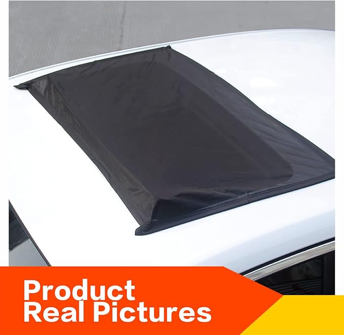 VARGTR Car Sunroof Sunshade,Sun Shade Magnetic Net,Car Roof Cover,Breathable Mesh Magnetic Sunroof Screen,UV Sun Protection for Baby Kids Breastfeeding When Parking on Trips(Large)