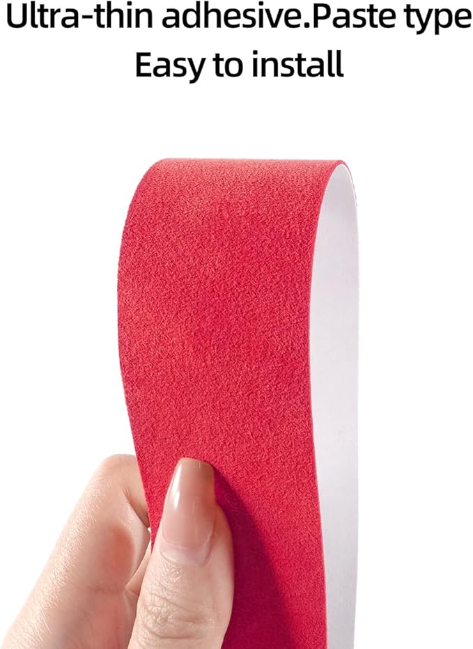 Betterhumz Car Dashboard Panel Trim for Tesla Model 3 M3 Highland 2026 2024 2025 Center Console Front Air Condition Vent Cover Sticker Moulding Tuning Accessories (for Alcantara Red)